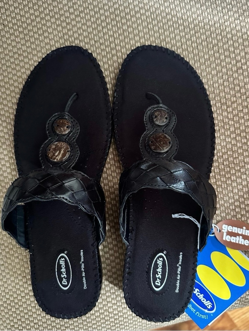 Dr. Scholl's Black Slide Sandal (Size 8½)